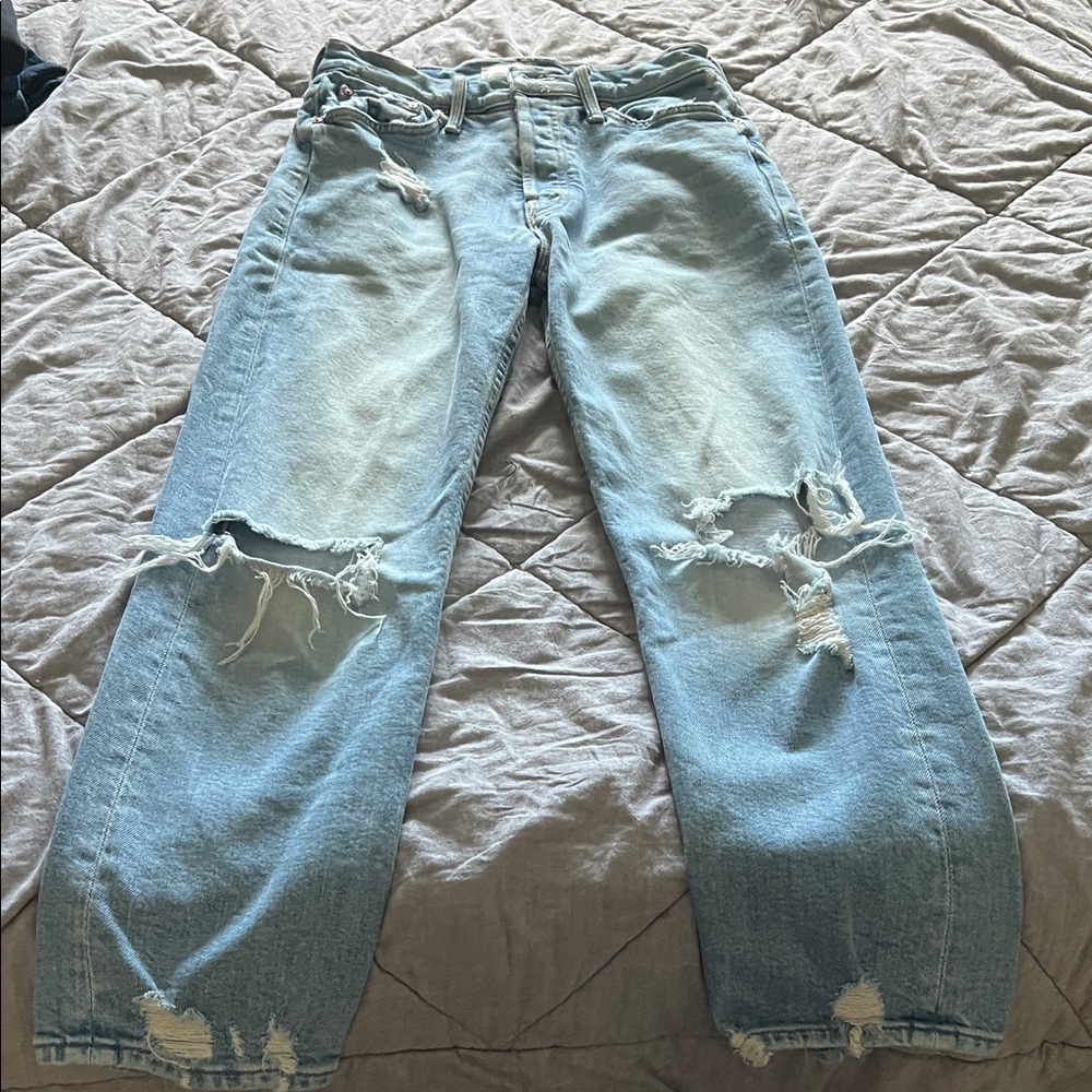 MOTHER Superior Denim in Light Blue
